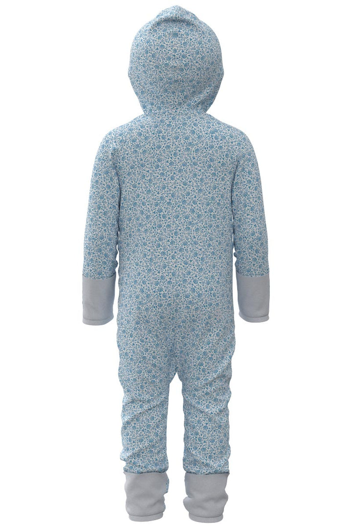 Baby's Full-Coverage Bodysuit | Malibu Blue Shell We