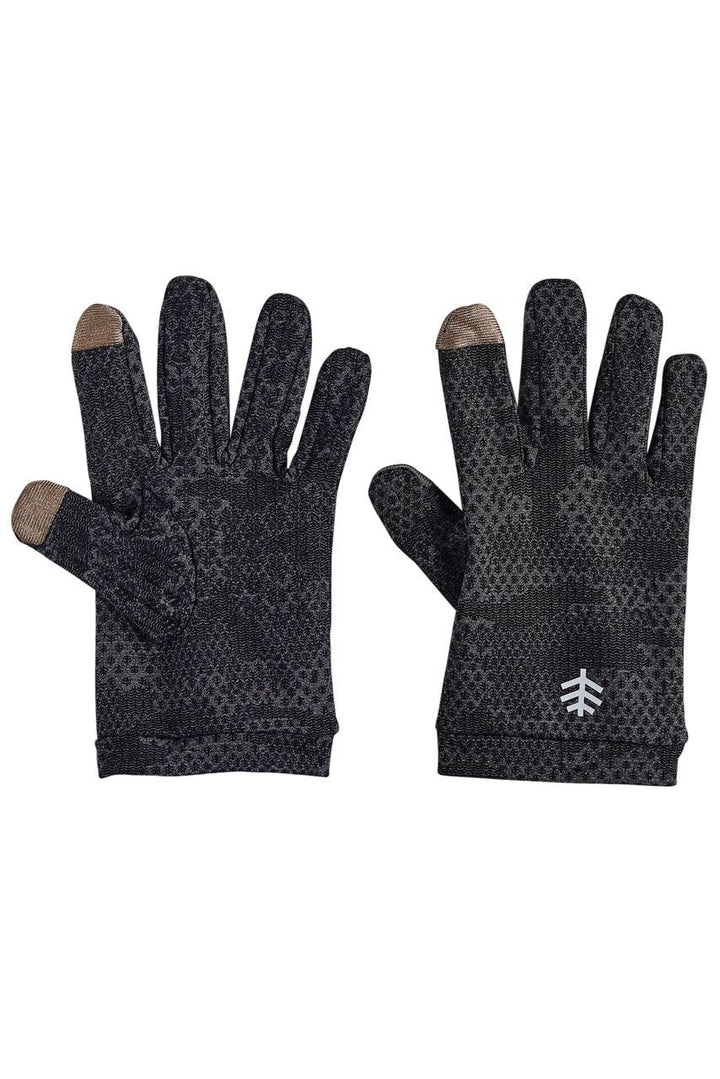 Coolibar Kid's Gannett UV Gloves UPF 50+, Navy / M