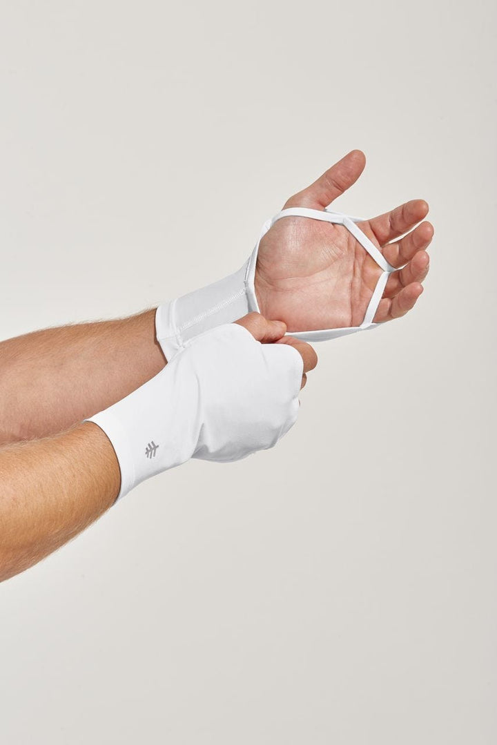 Unisex Tramo Performance Hand Cover | White UPF 50+