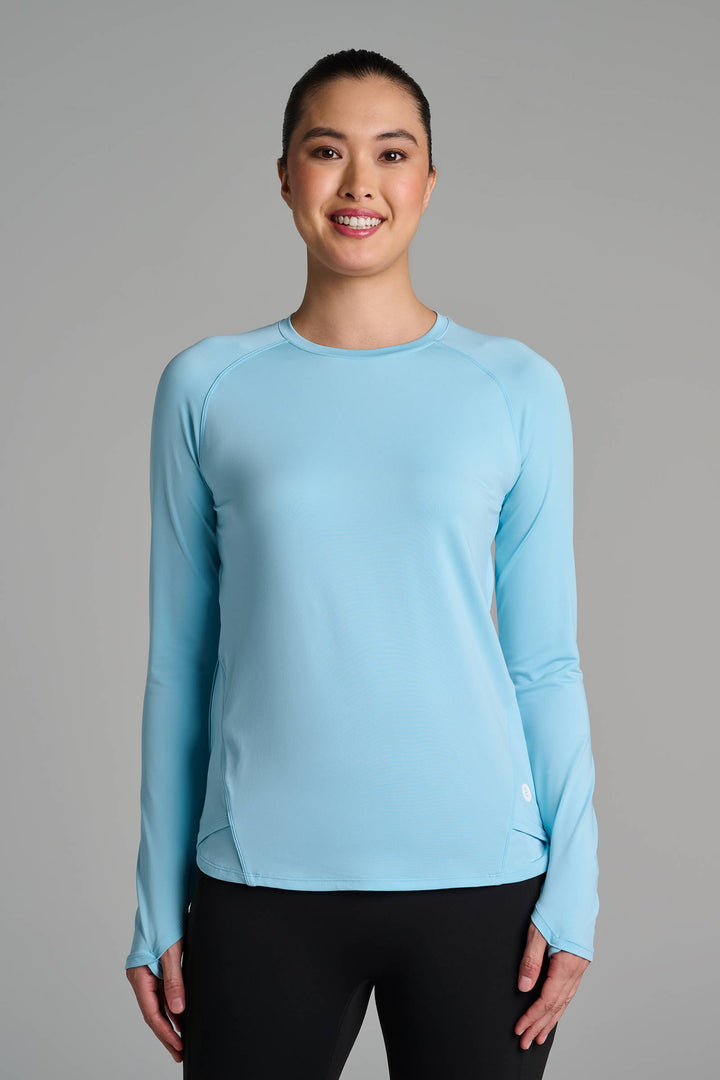 Women's Performance Long Sleeve Top | Arctic Blue