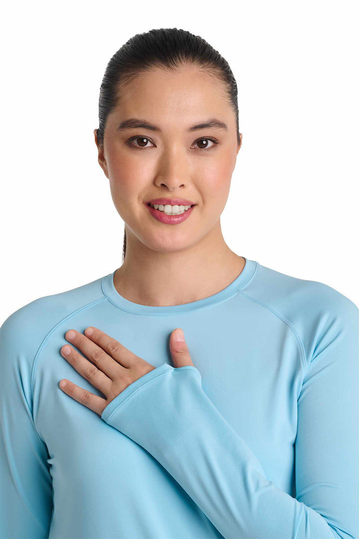 Women's Performance Long Sleeve Top | Arctic Blue