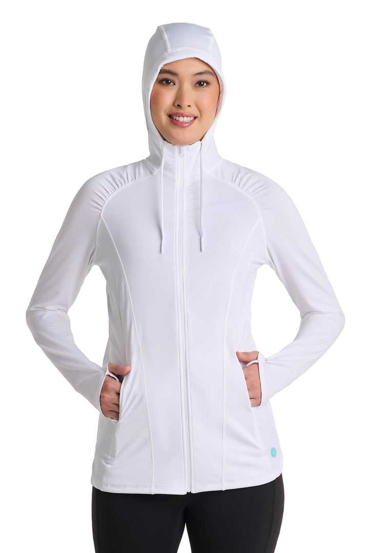 Women's Full-Zip Jacket | White
