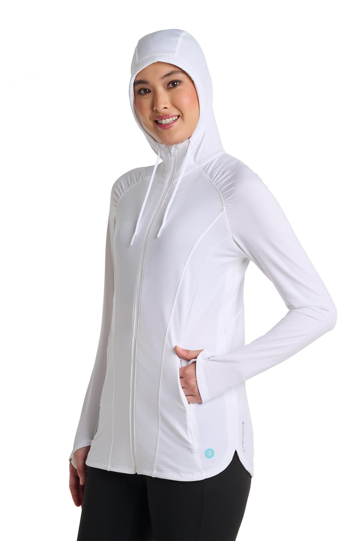 Women's Full-Zip Jacket | White