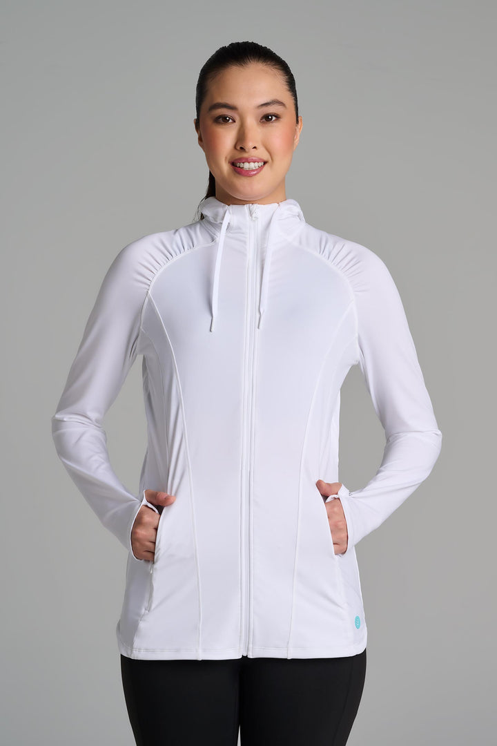 Women's Full-Zip Jacket | White