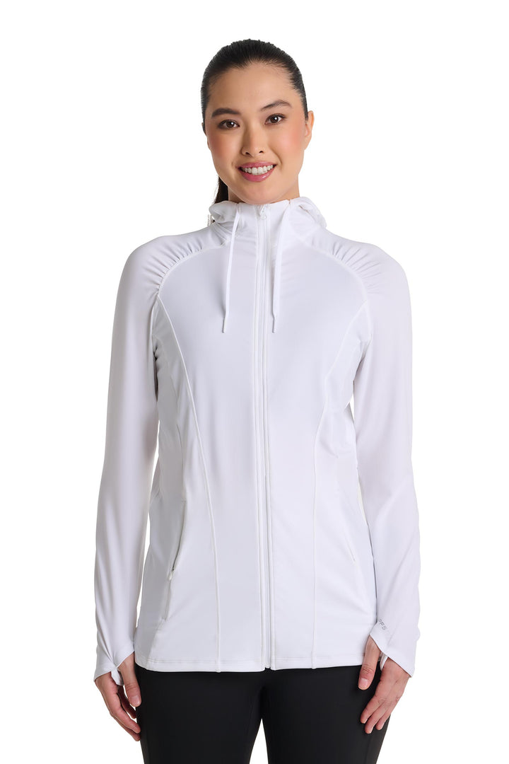 Women's Full-Zip Jacket | White