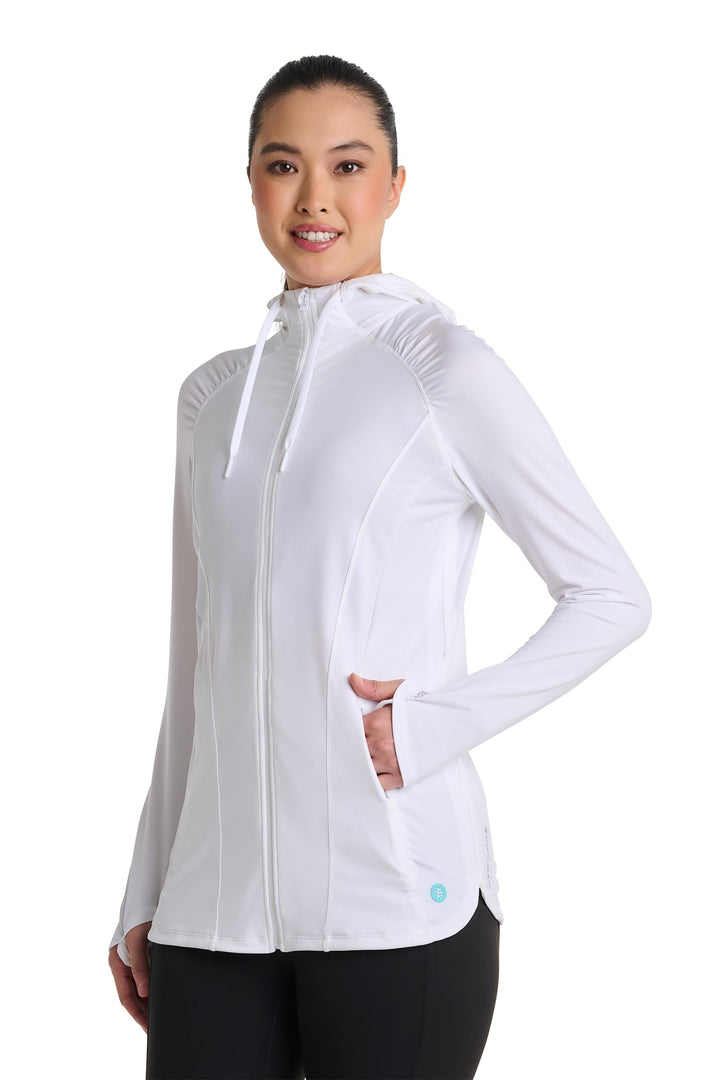 Women's Full-Zip Jacket | White