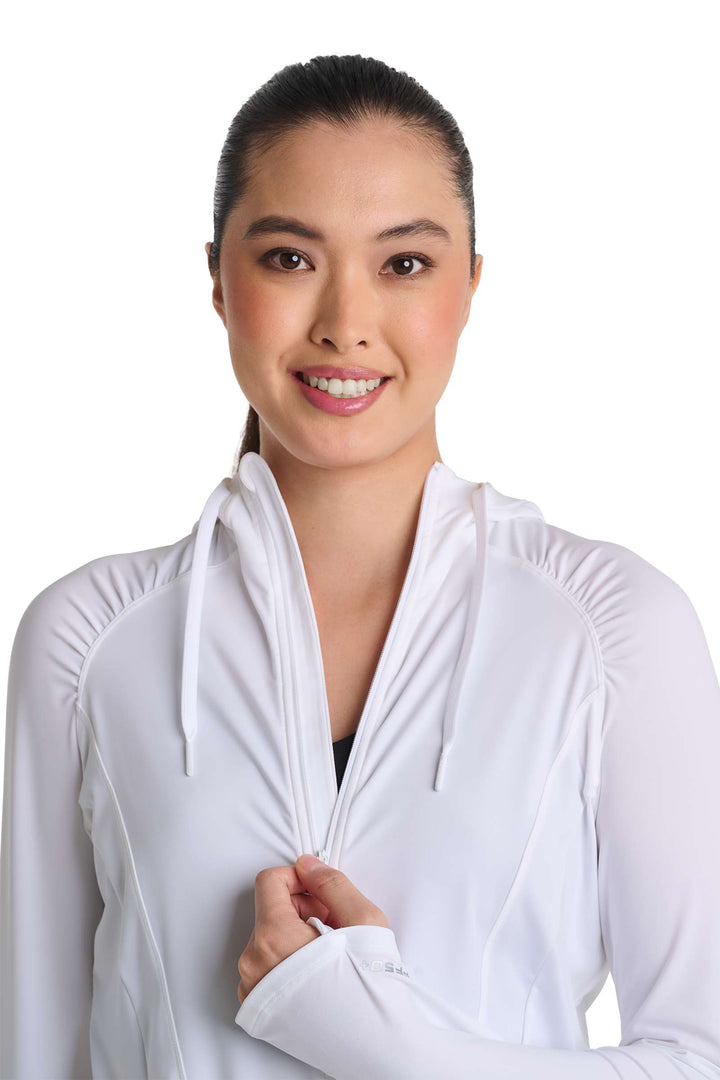 Women's Full-Zip Jacket | White