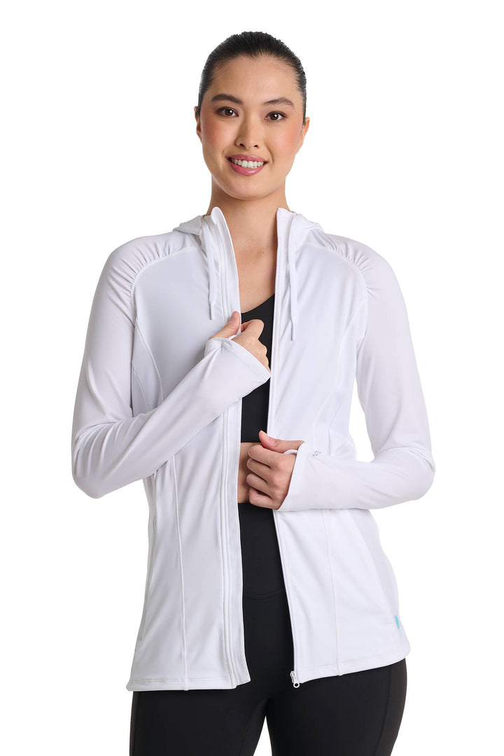 Women's Full-Zip Jacket | White