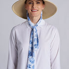 Women's Stella Fashion Hat with Scarves | Natural/Isla Bonita/Periwinkle