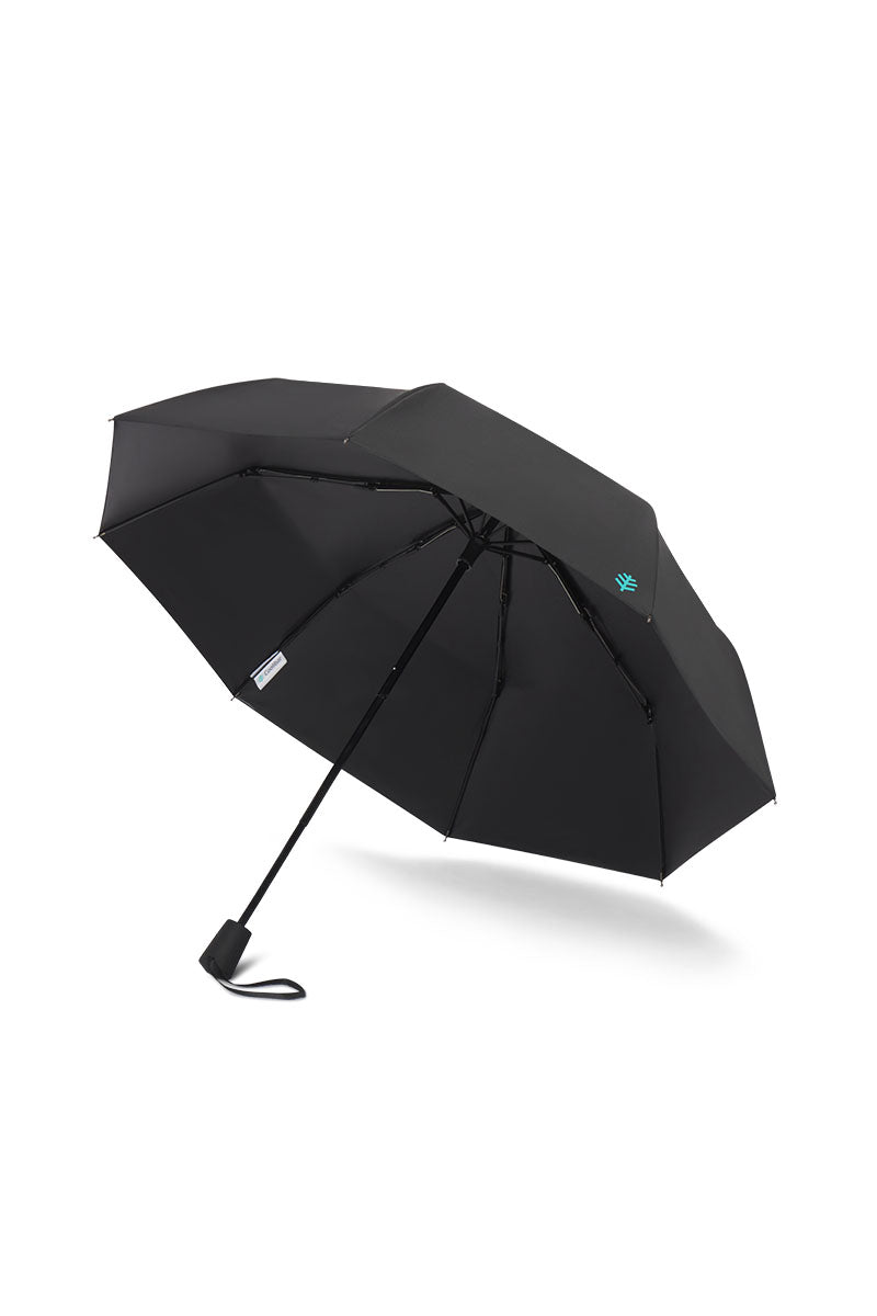 Sanya Compact Umbrella | Black Matte Black Coating UPF 50+