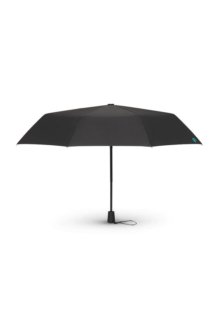 compact patio umbrella Sanya Compact Umbrella | Black Matte Black Coating | UPF 50+