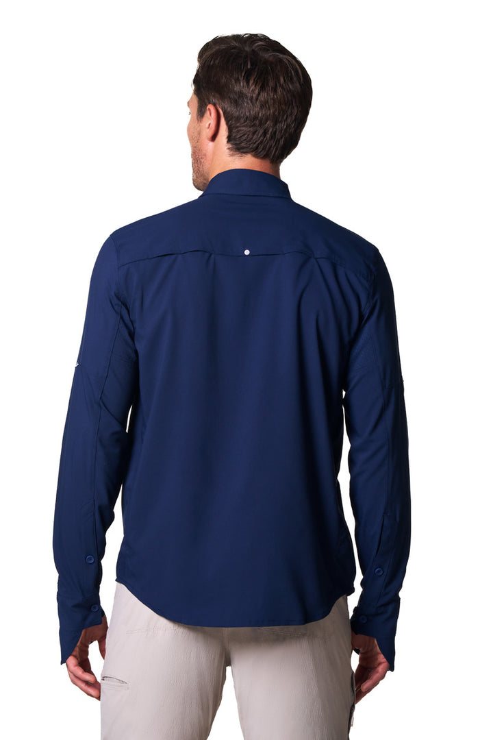 Men's Long Sleeve Fishing Shirt | Navy