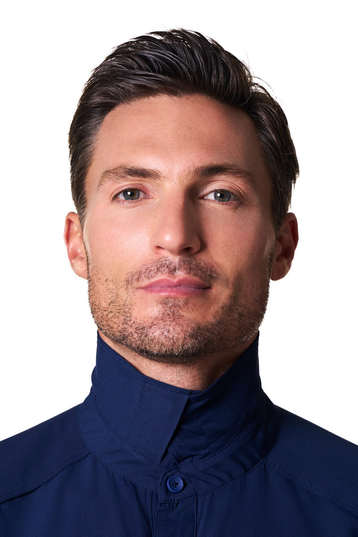 Men's Long Sleeve Fishing Shirt | Navy