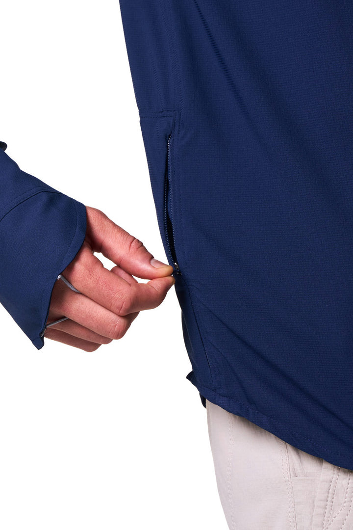 Men's Long Sleeve Fishing Shirt | Navy