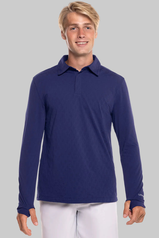 Color_Navy Diamond Jacquard