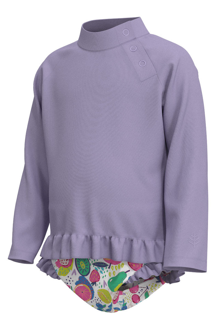 Girls Baby Swim Rash Guard Set | Lavendula Colorblock
