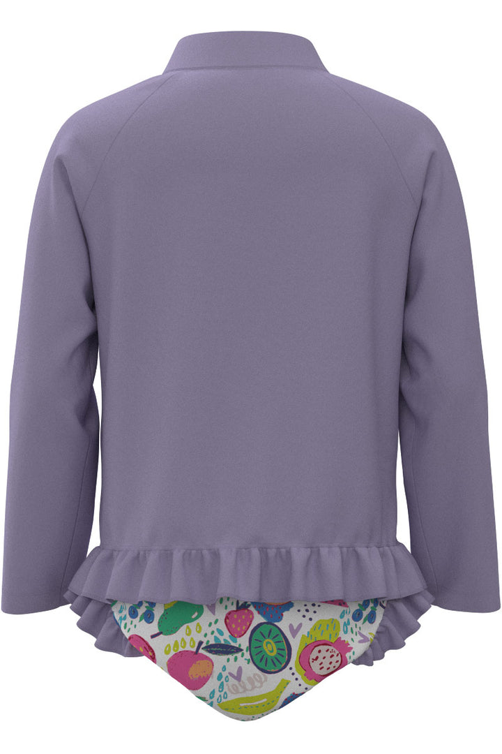 Girls Baby Swim Rash Guard Set | Lavendula Colorblock