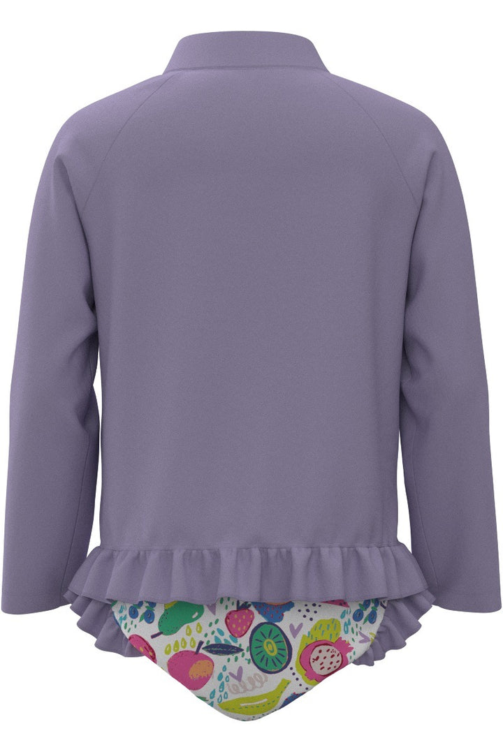 Girls Baby Swim Rash Guard Set | Lavendula Colorblock