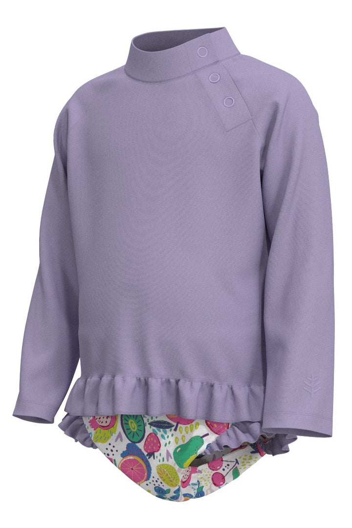 Girls Baby Swim Rash Guard Set | Lavendula Colorblock