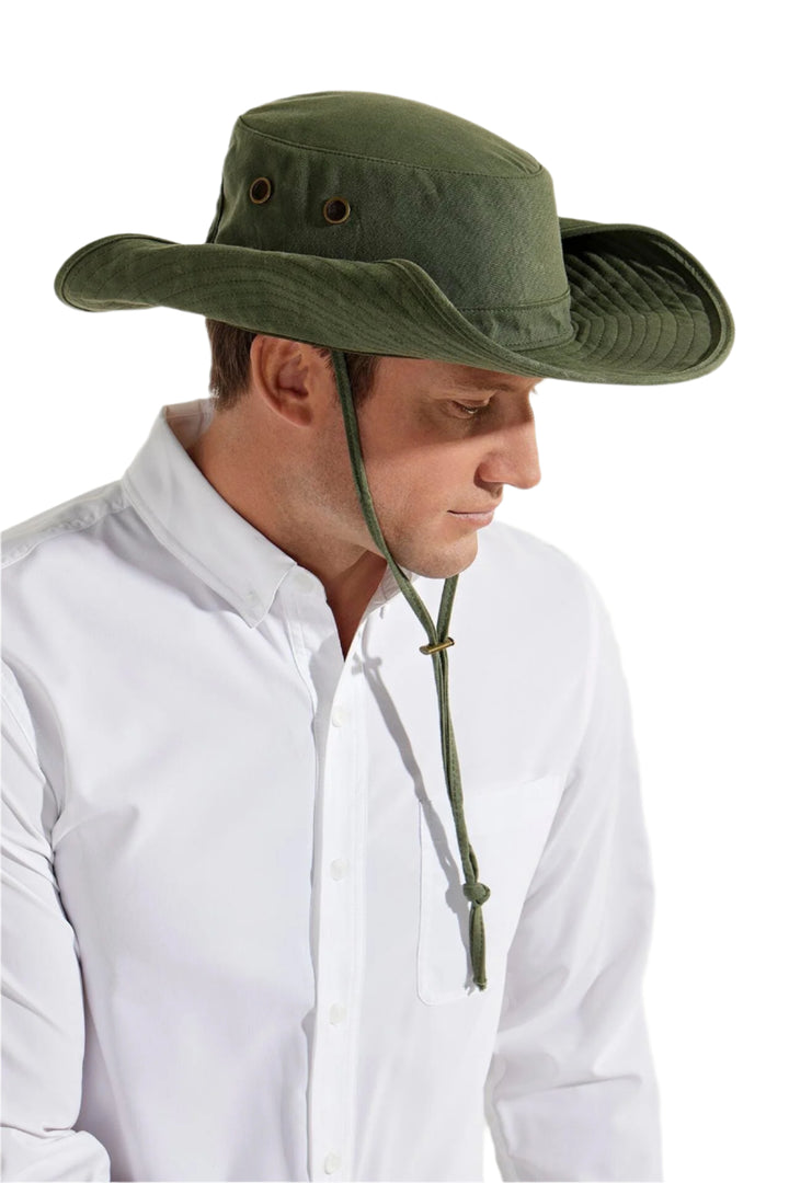 Charlie Cotton Bucket Hat | Forest Green | UPF 50+ | Coolibar Charlie Cotton Bucket Hat | Forest Green | UPF 50+ | Coolibar