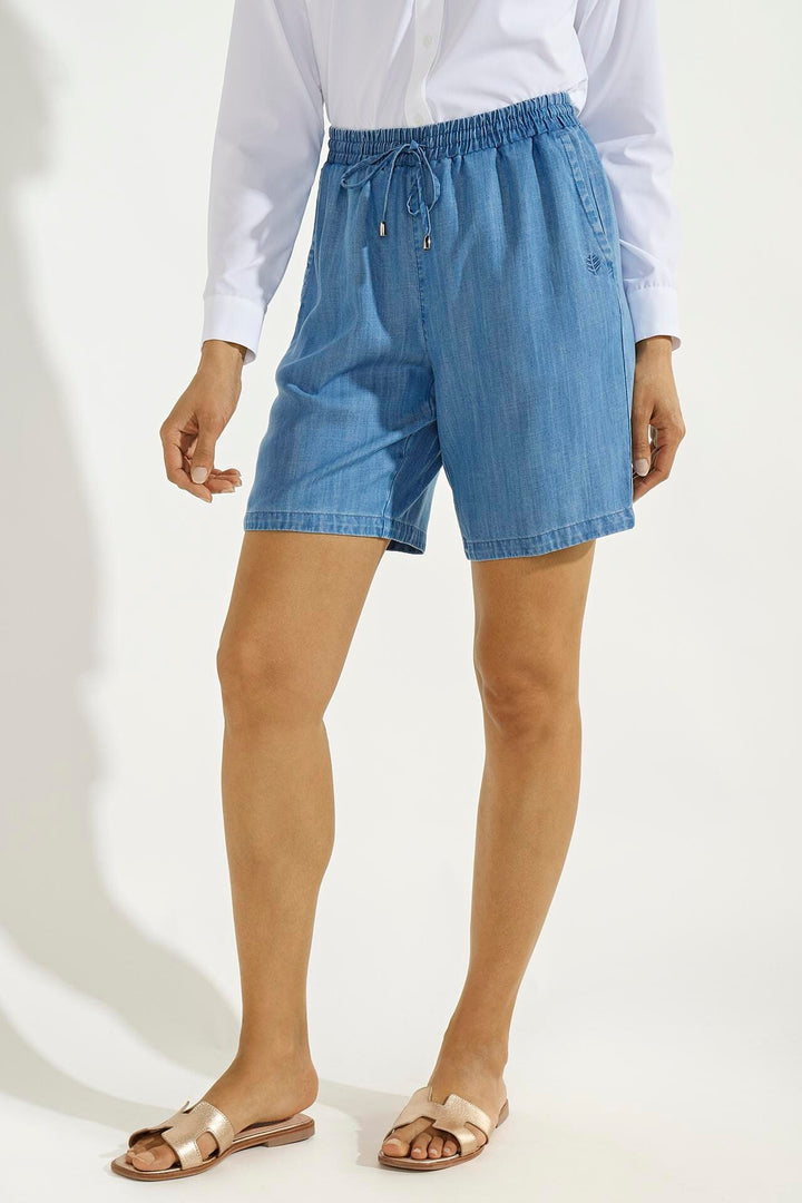 Women's Enclave Chambray Shorts UPF 50+