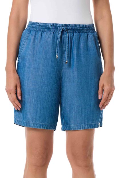 Chambray Shorts | Light Indigo Chambray