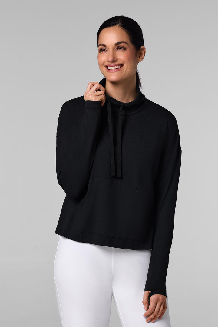 Women's Neck Pullover | Black