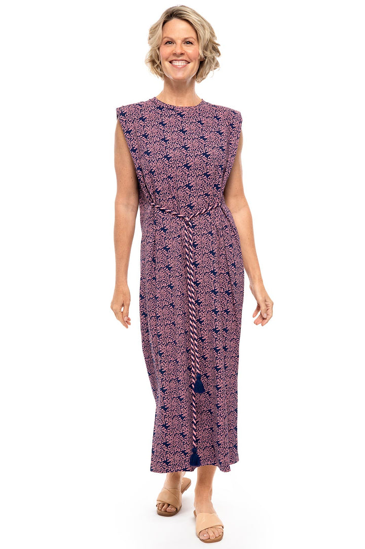 Dress | Peachy Pink Etched Flowers