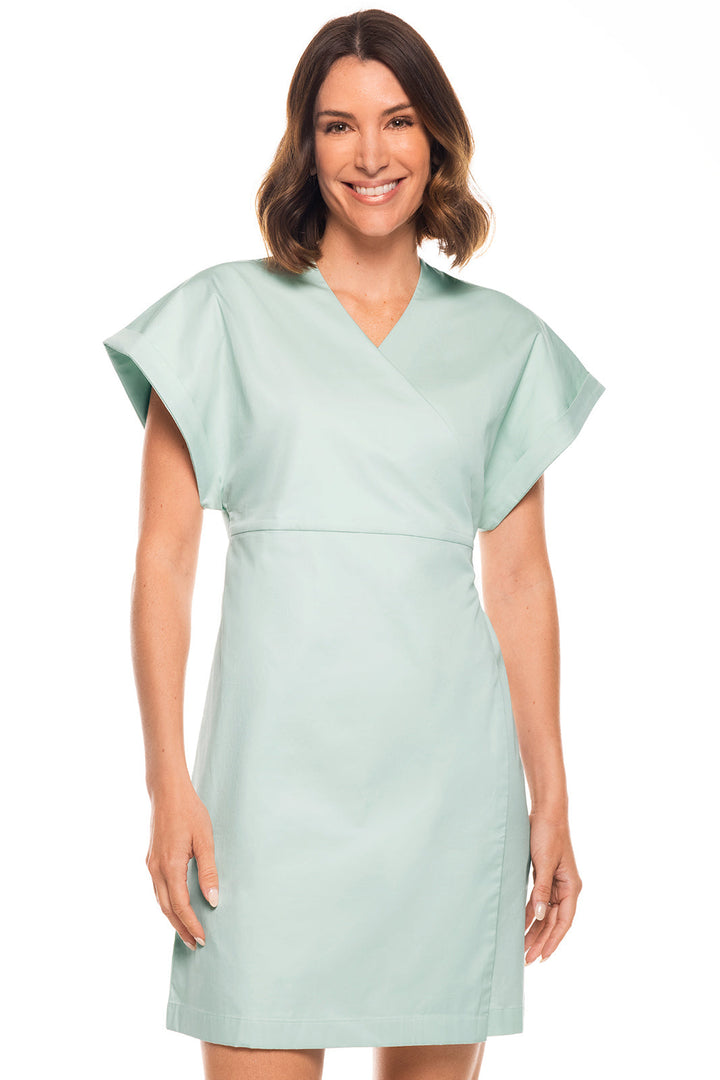 Wrap Dress | Misty Aqua