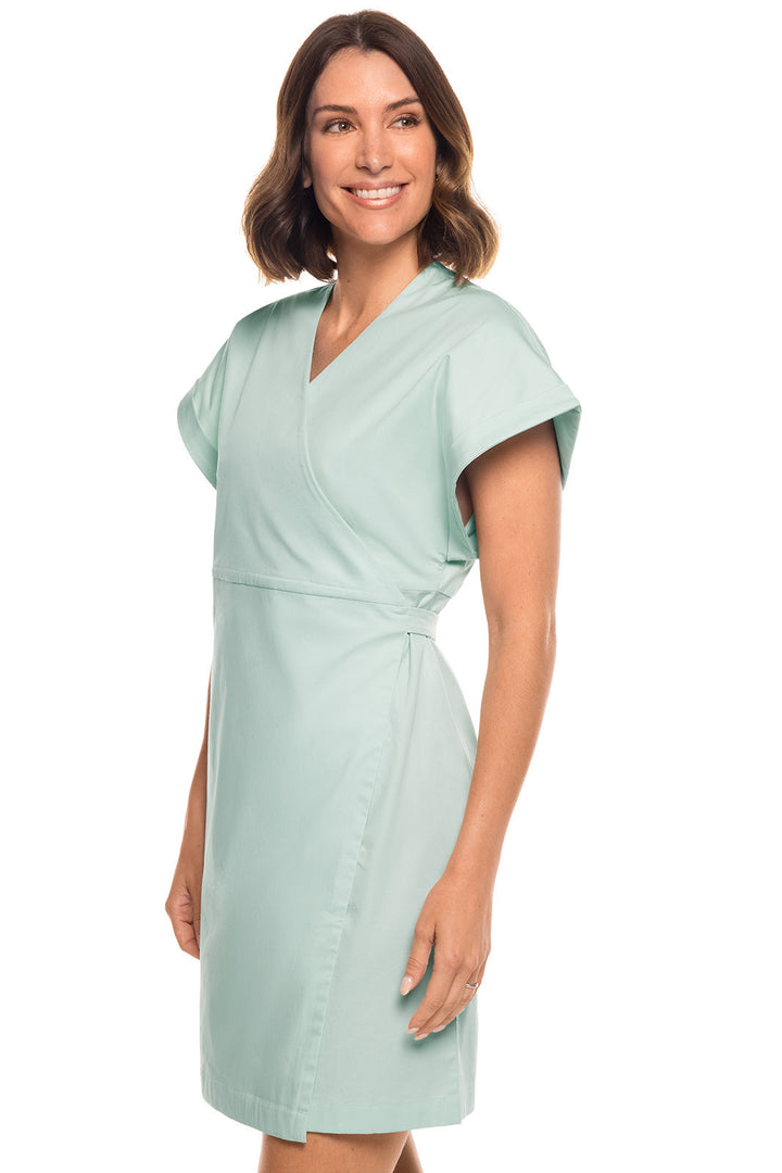 Wrap Dress | Misty Aqua