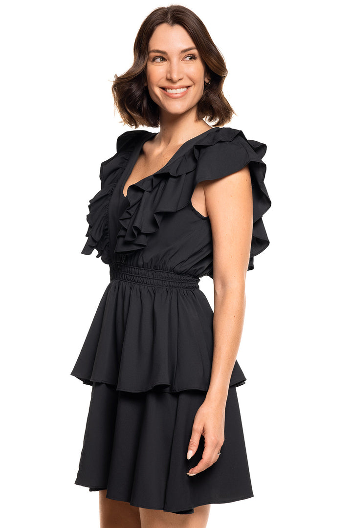 Women's South Cove V-Neck Ruffle Dress