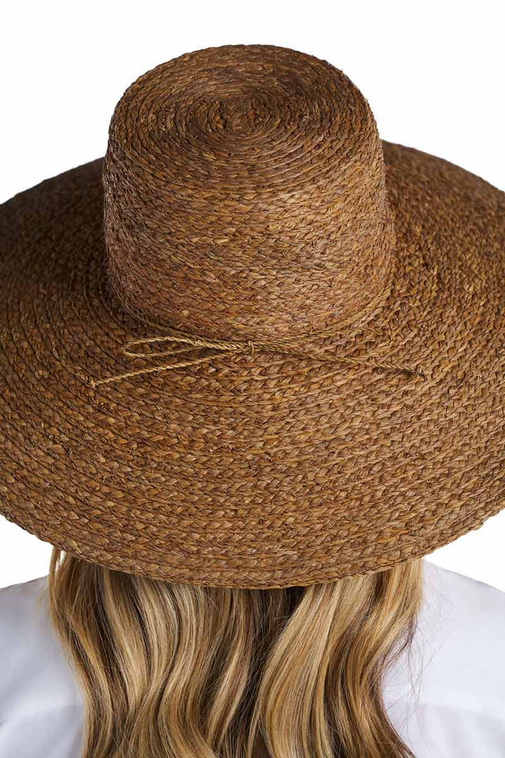 Women's Sun Hat in Raffia Palm | Brown