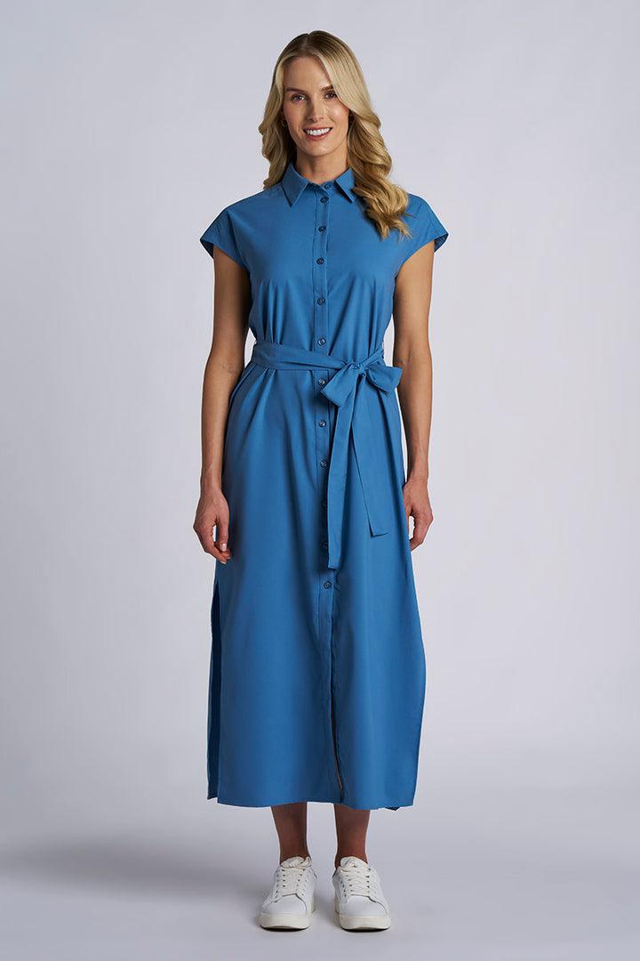 Espanola Way | Women's Midi Dress | Navy | UPF 50+