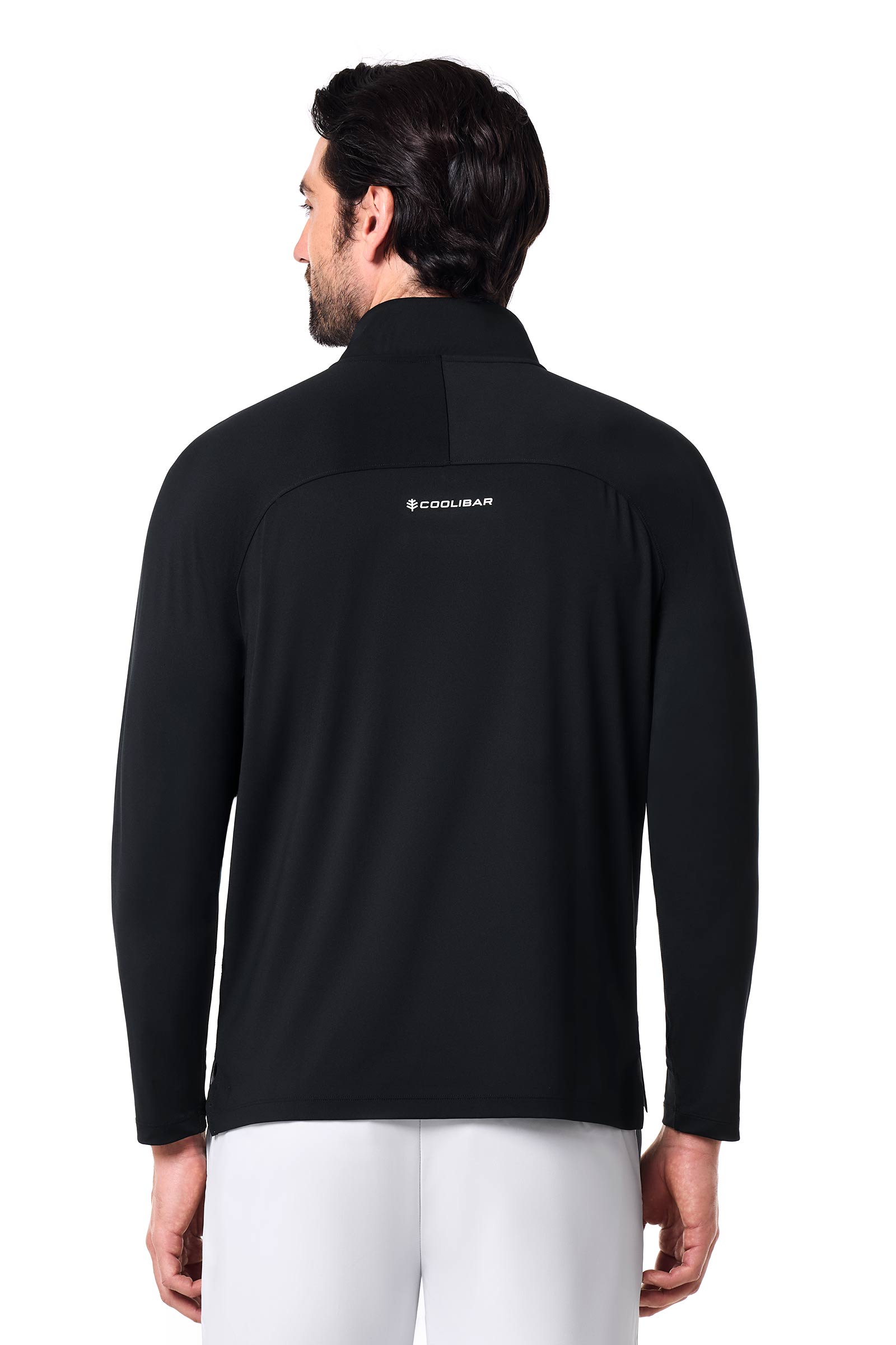 Men's Golf Pullover | Black UPF 50+