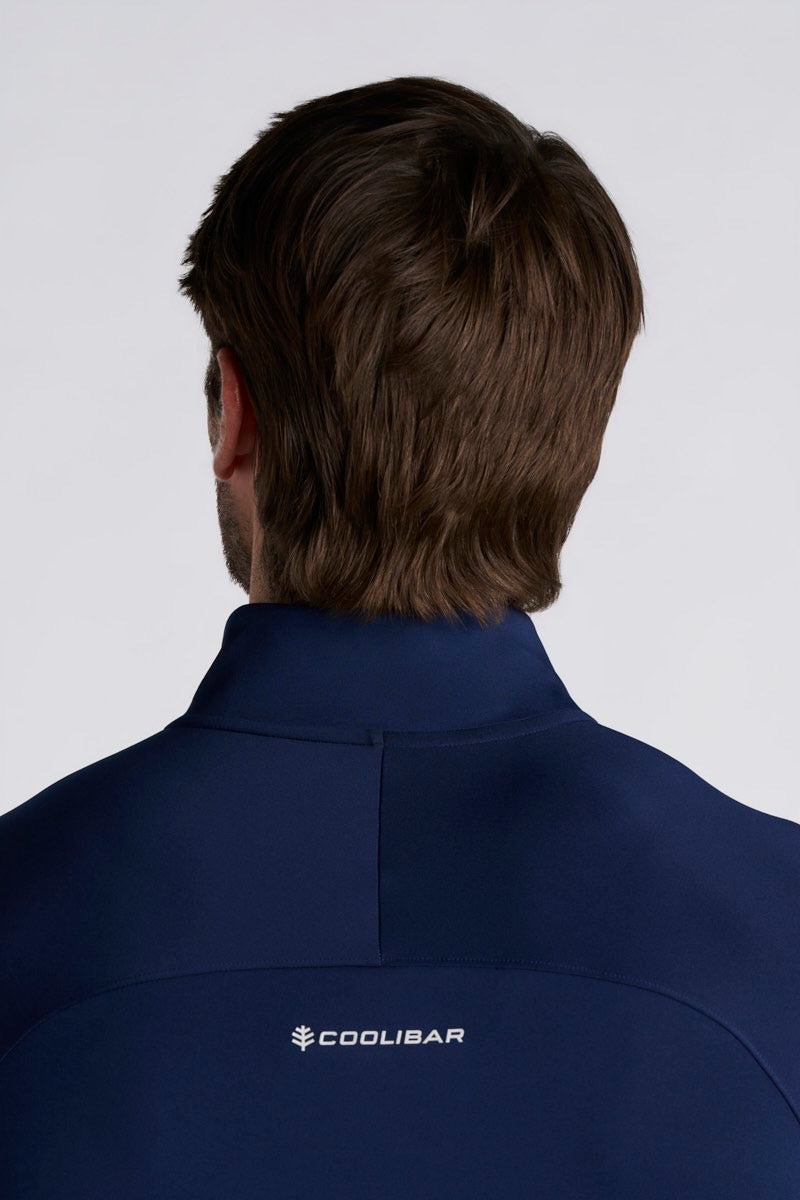Men's Fairway Golf Pullover | Navy UPF 50+
