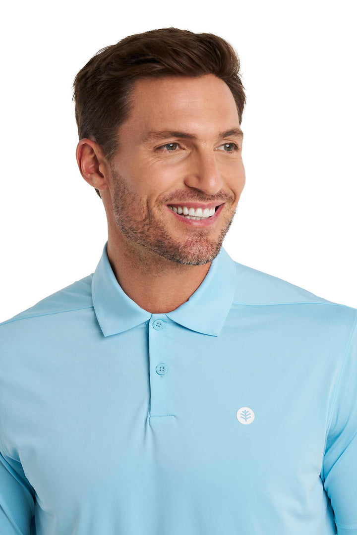 Men's Short Sleeve Polo | Arctic Blue