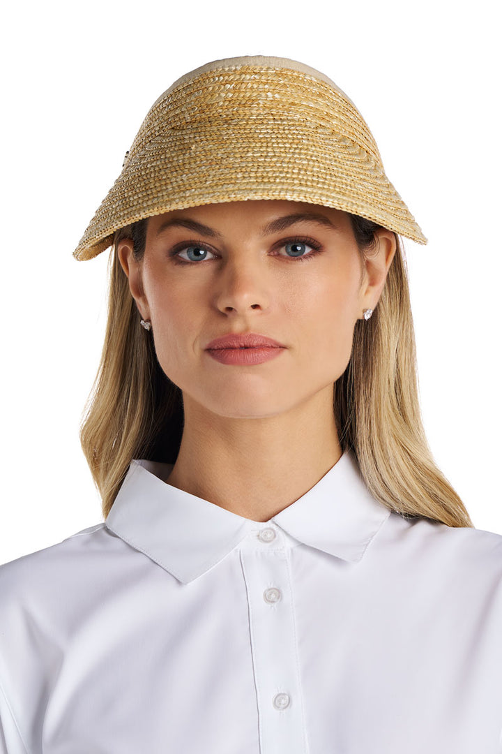 Women's Wheat Straw Visor | Natural