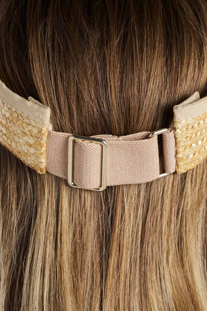 Women's Wheat Straw Visor | Natural
