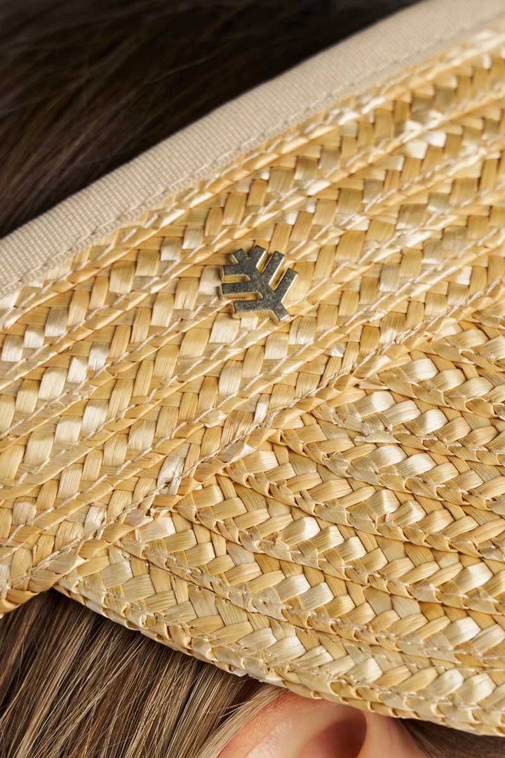 Women's Wheat Straw Visor | Natural