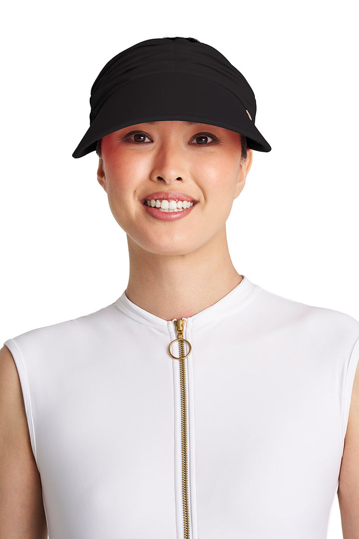 Women's Swim Visor | Black