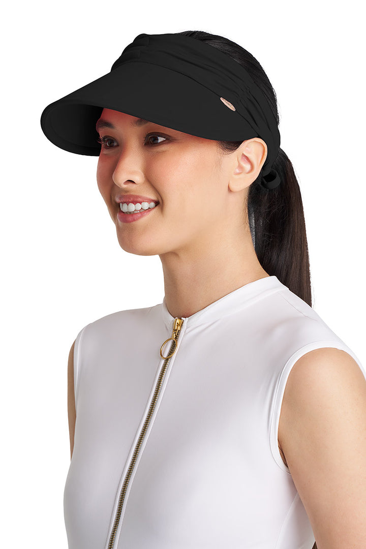 Women's Swim Visor | Black