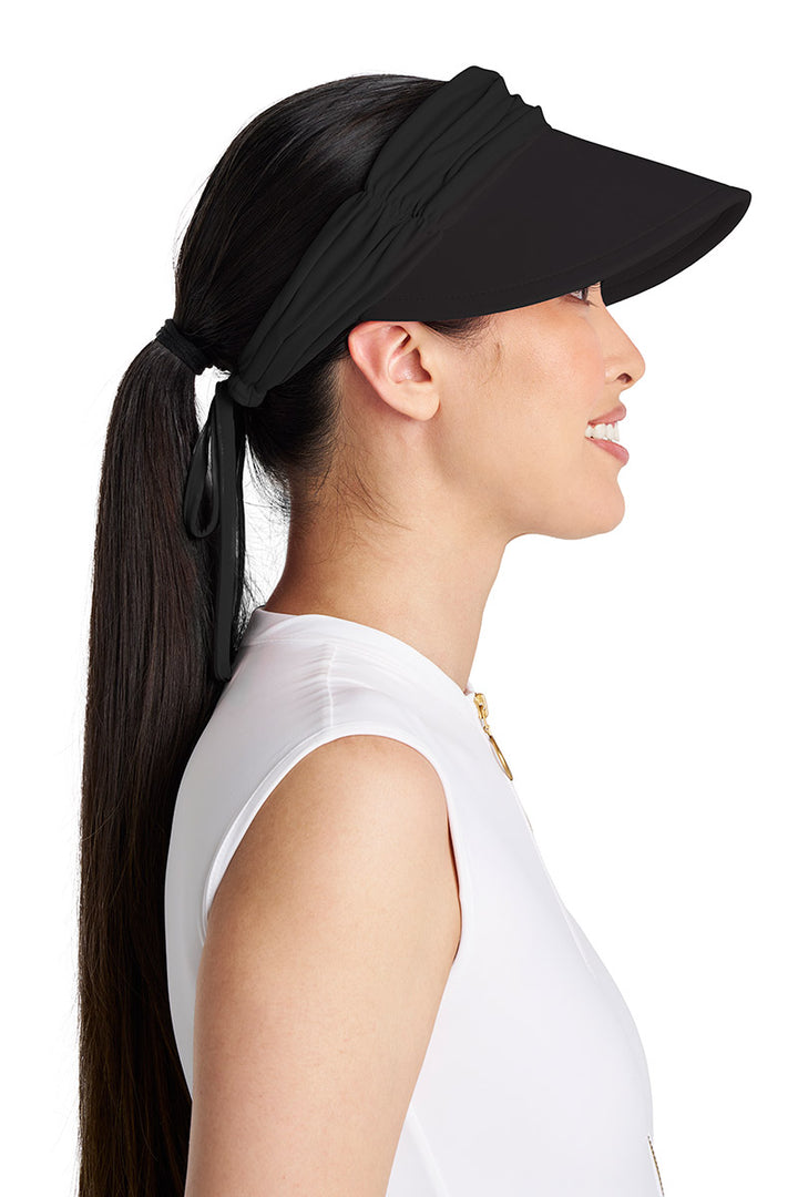 Women's Swim Visor | Black