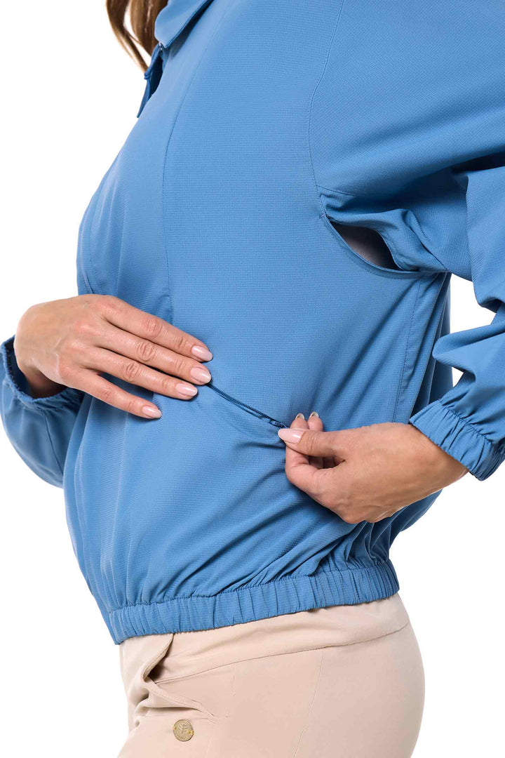 Women's Travel Jacket | Blue Dusk