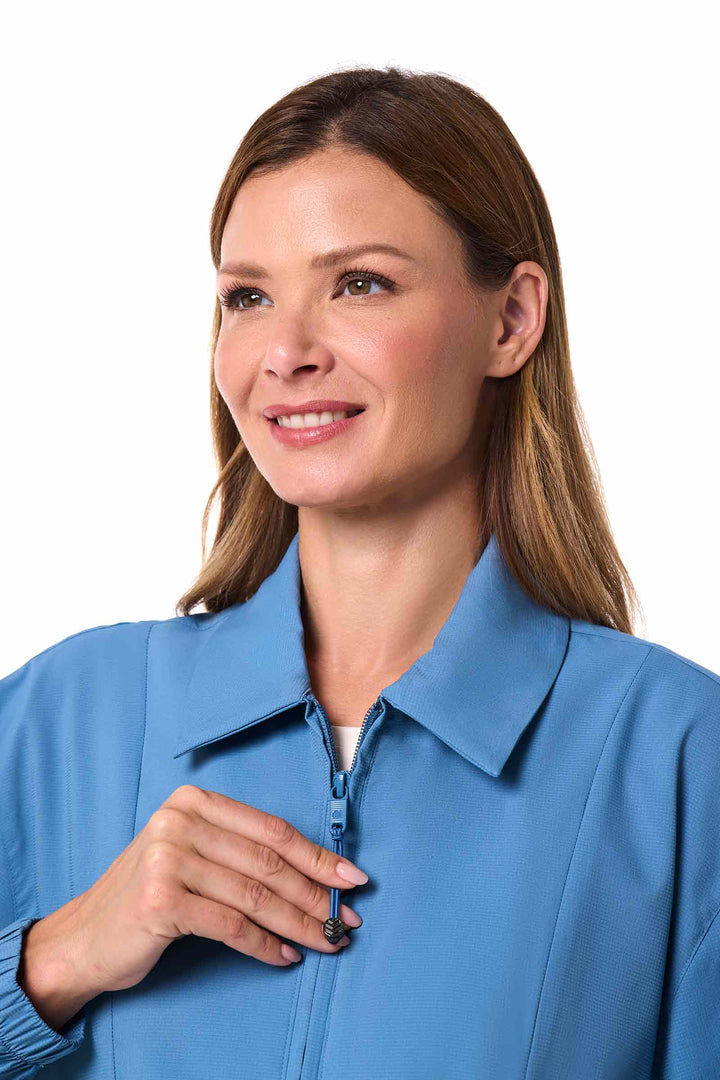 Women's Travel Jacket | Blue Dusk