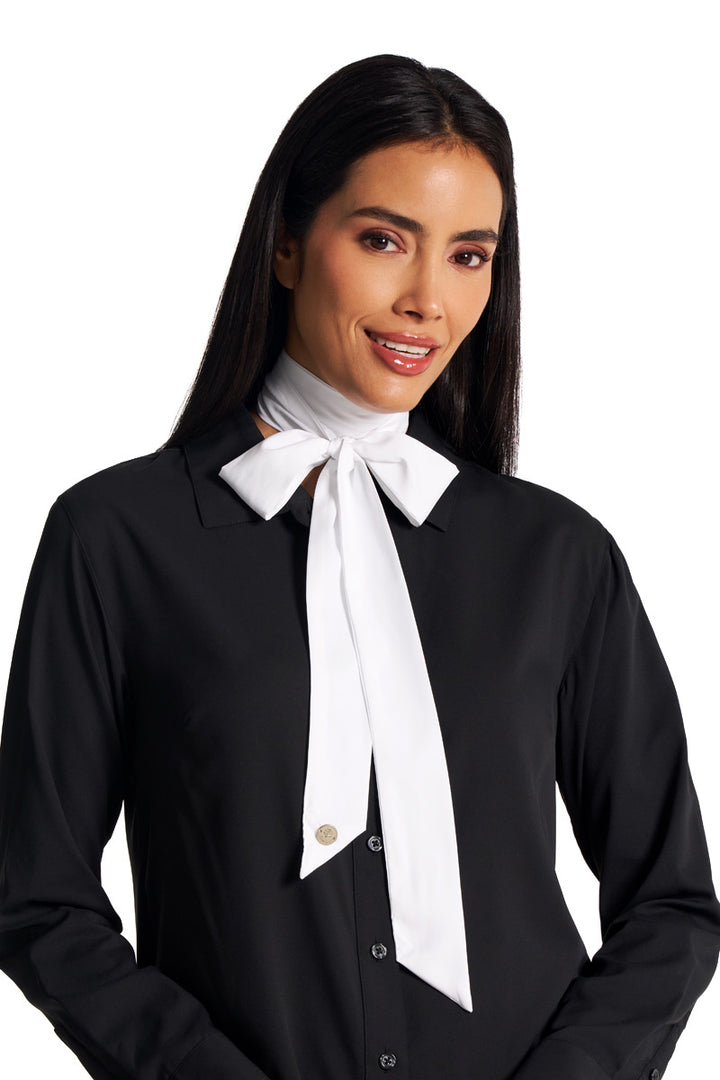 Women's Neck Bow | White