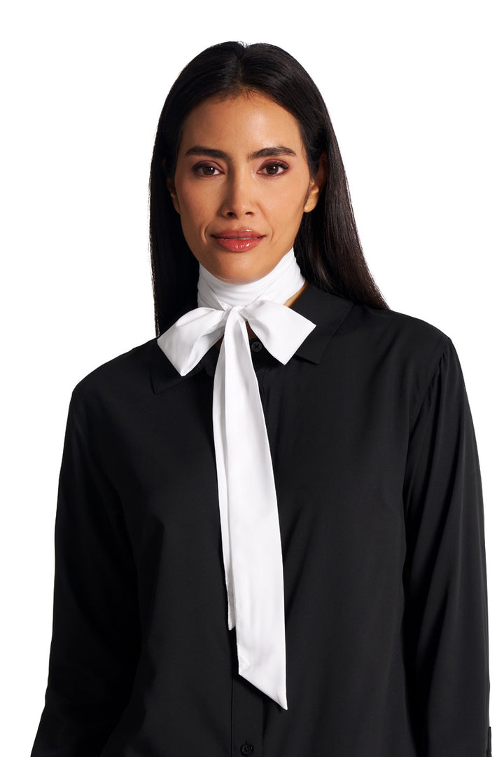 Women's Neck Bow | White