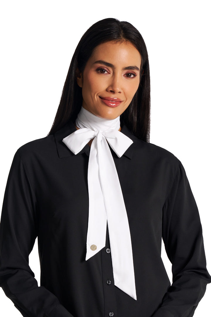 Women's Neck Bow | White