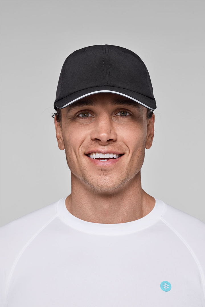 Moisture-Wicking Sports Cap | Black