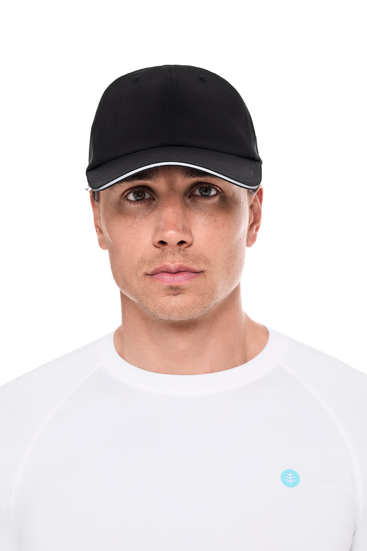 Moisture-Wicking Sports Cap | Black