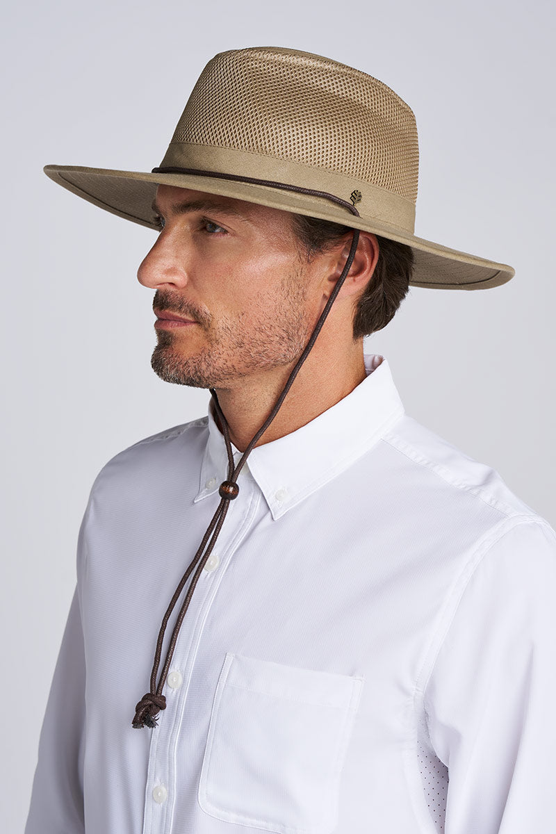 Men's Walkabout Vented Hat | Khaki UPF 50+